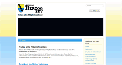 Desktop Screenshot of herzog-edv.de